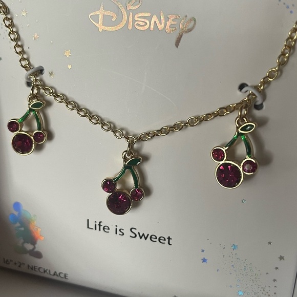 Disney Cherry Charm Necklace, Minnie mouse necklace,women’s necklace. - Picture 14 of 16